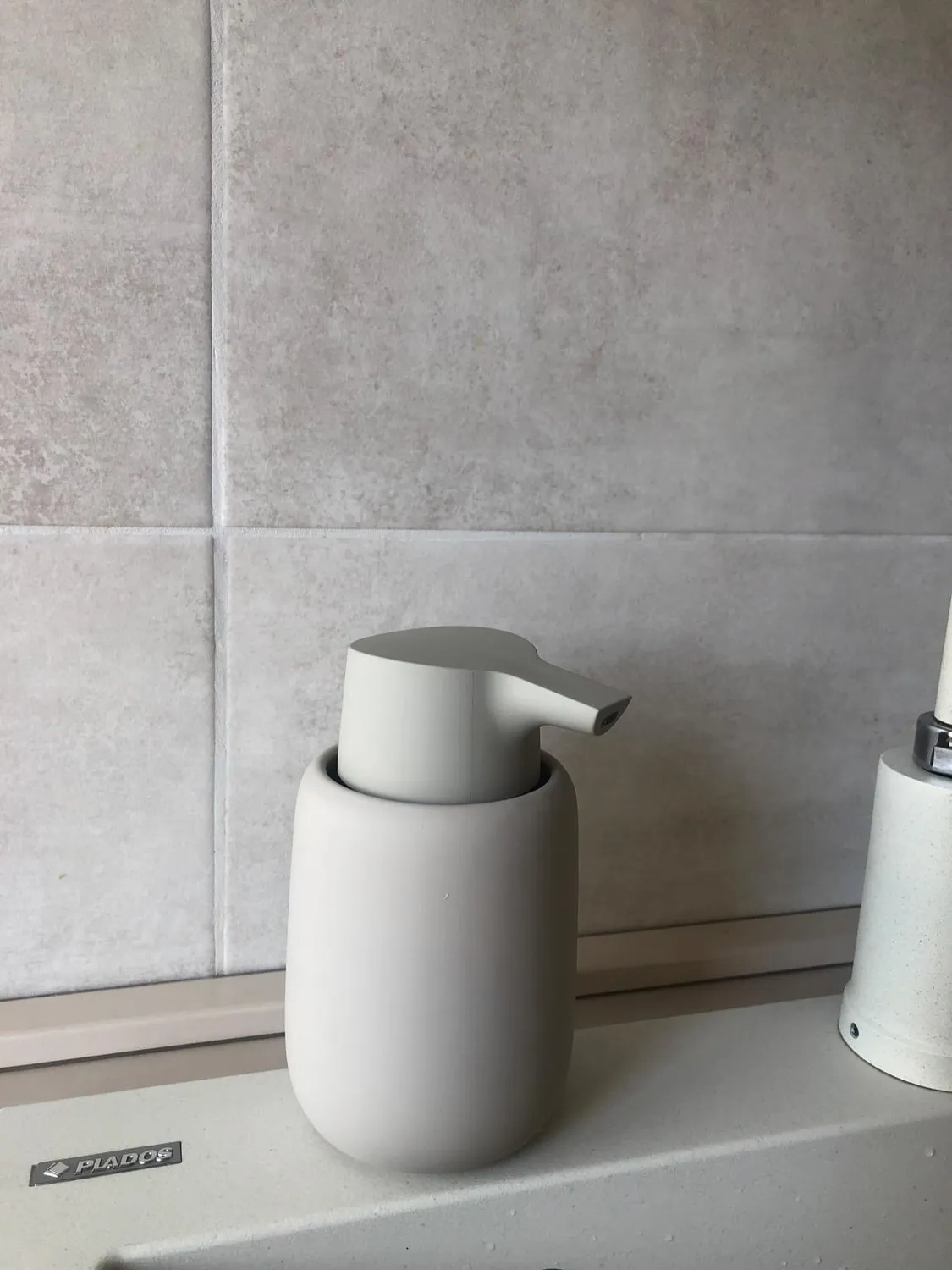 Blomus Dispenser sapone ceramica Raggio di luna 0,25 L
