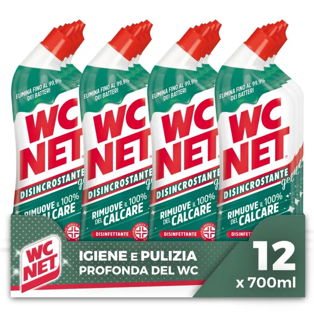 Wc Net Disincrostante gel wc disinfettante 700 ml x 12