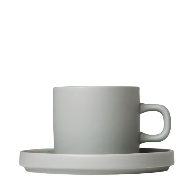 Blomus Pilar set tazzine caffè 200 ml grigio ceramica