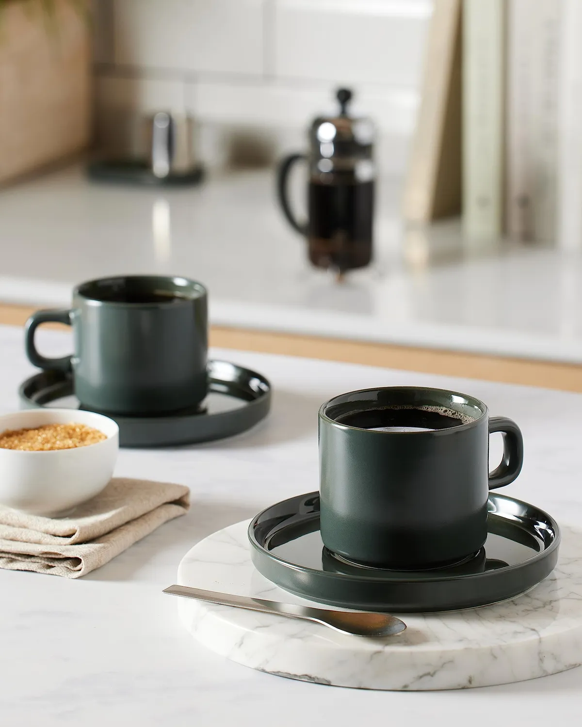 Blomus Pilar 63909 Tazzine Caffè 200 ml Verde Ceramica
