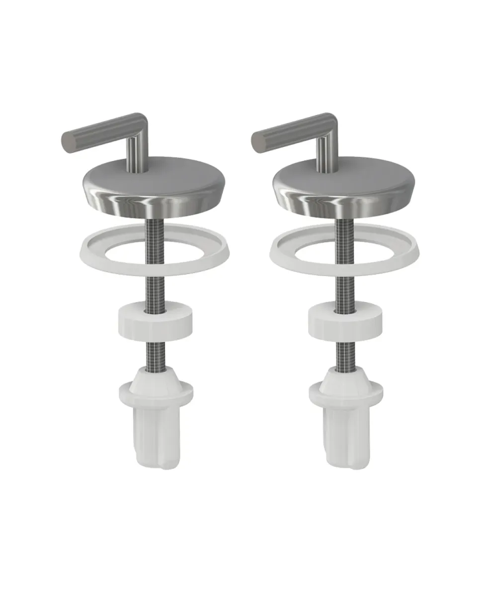 Saniplast 2FSE515760 kit cerniere copriwater inox regolabili