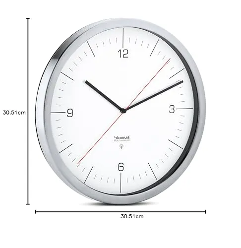Blomus Crono 65436 orologio bianco 30,5 cm radiocontrollato