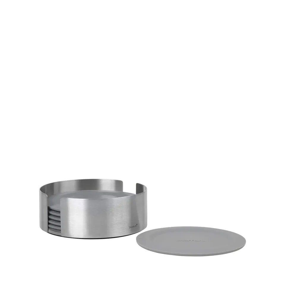 Blomus Lareto 64063 sottobicchieri silicone sharkskin 6 pezzi