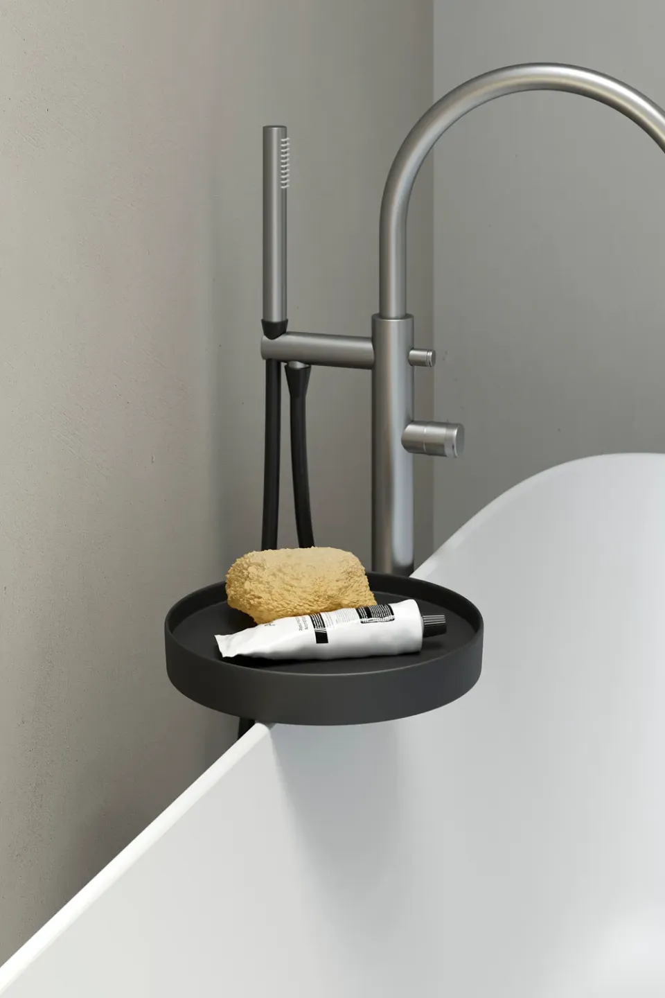 Geelli Grip portaoggetti bordo vasca removibile