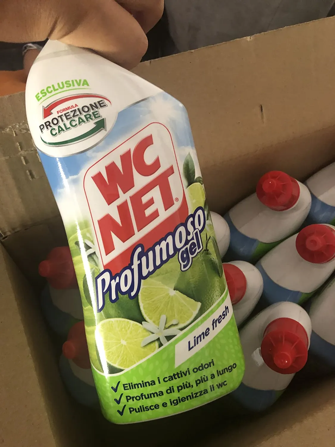 Wc Net Profumoso Gel detergente WC lime fresh 700 ml x12