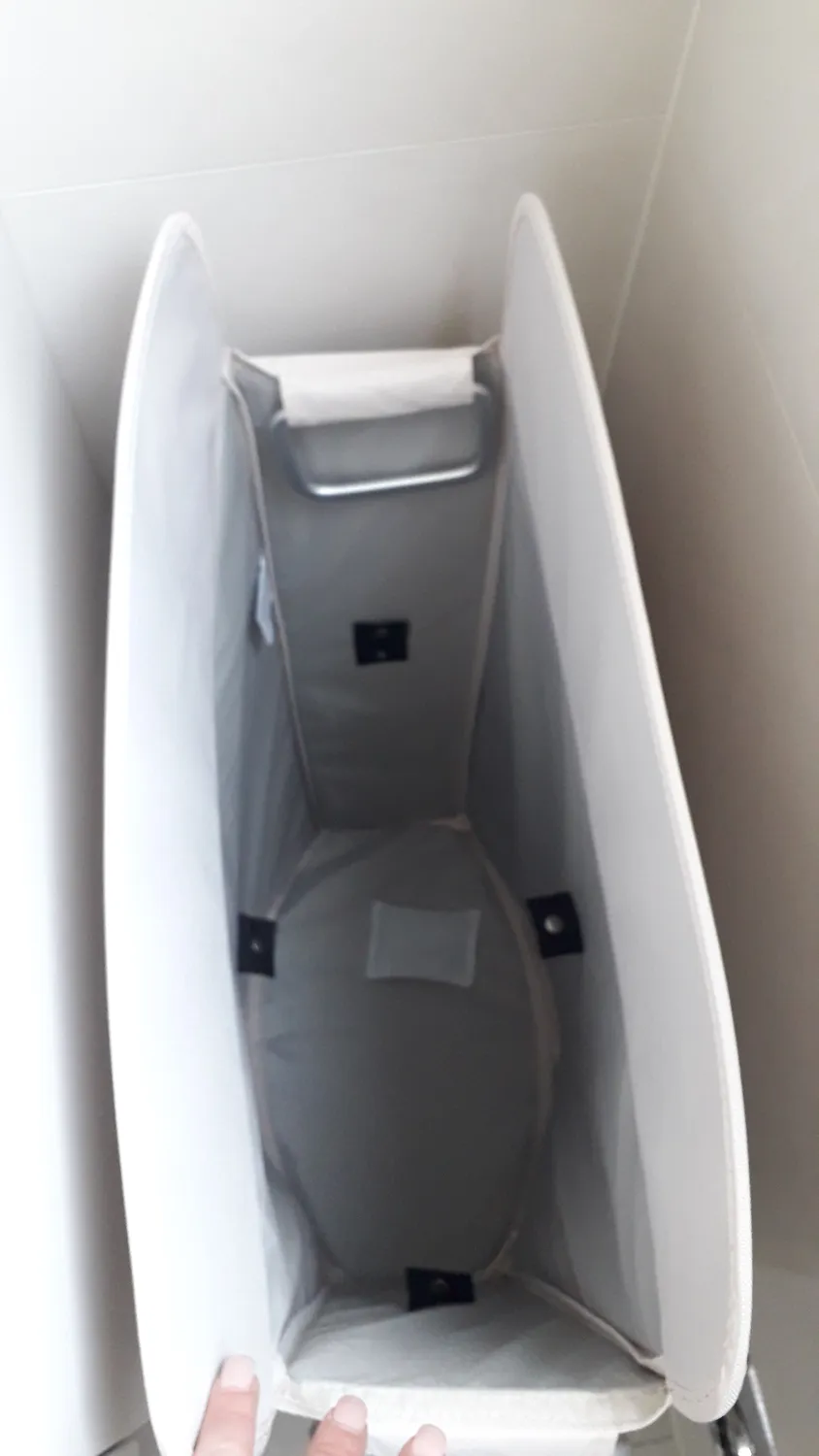 Blomus Frisco Portabiancheria Grigio Alluminio 42x66 cm