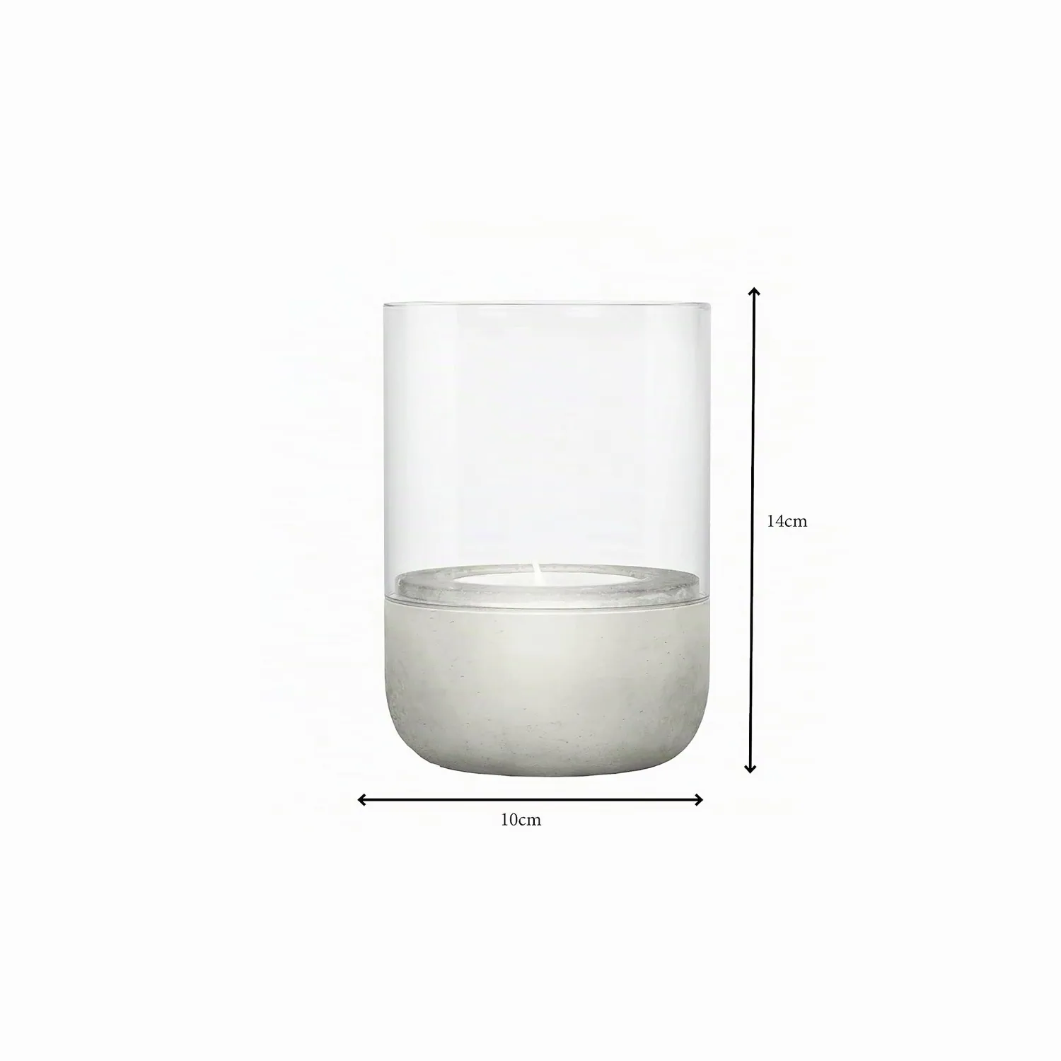 Blomus Calma 65448 portacandela antivento H 14 cm