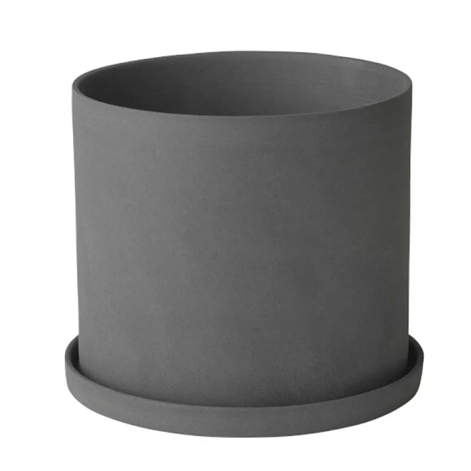 Blomus Nona 65974 vaso erbe aromatiche S peltro porcellana
