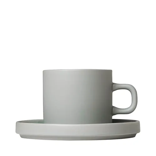 Blomus Pilar set tazzine caffè 200 ml grigio ceramica