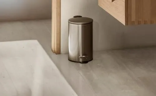 Blomus Tubo Pattumiera Pedale 3 L Grigio Talpa