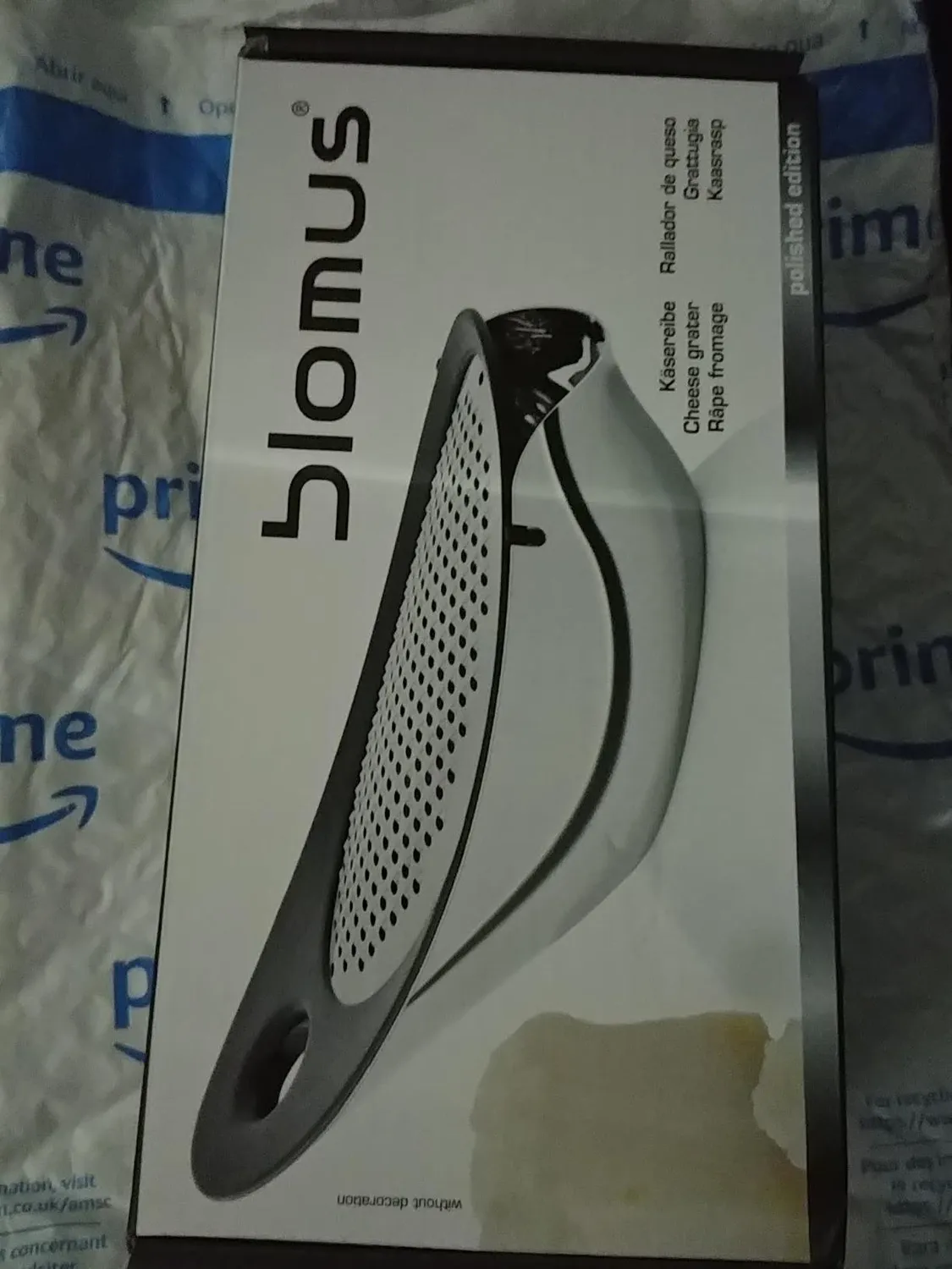 Blomus Navetta 63565 grattugia formaggio acciaio 19,5 cm
