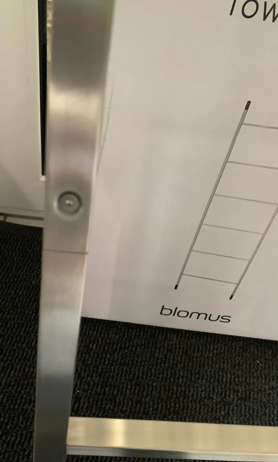 Blomus Menoto 68951 scala portasciugamani inox 171 cm
