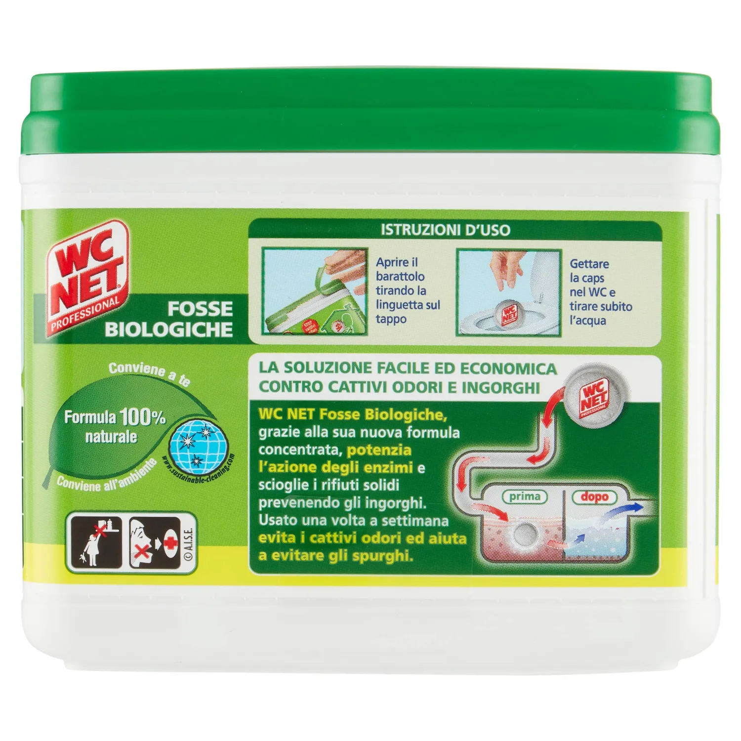 Wc Net Professional Fosse Biologiche capsule 36 pz antiodore