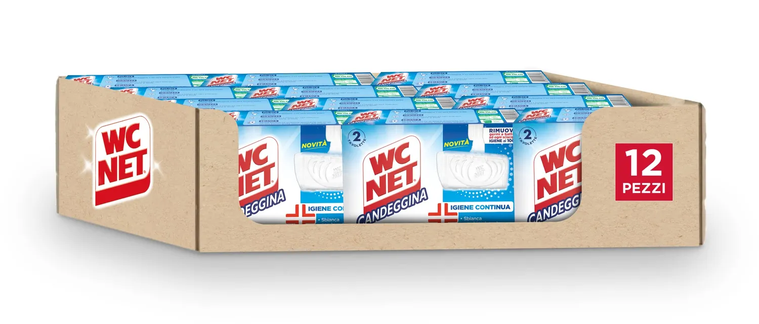Wc Net Candeggina New Profumata tavoletta wc 24 pz sbiancante