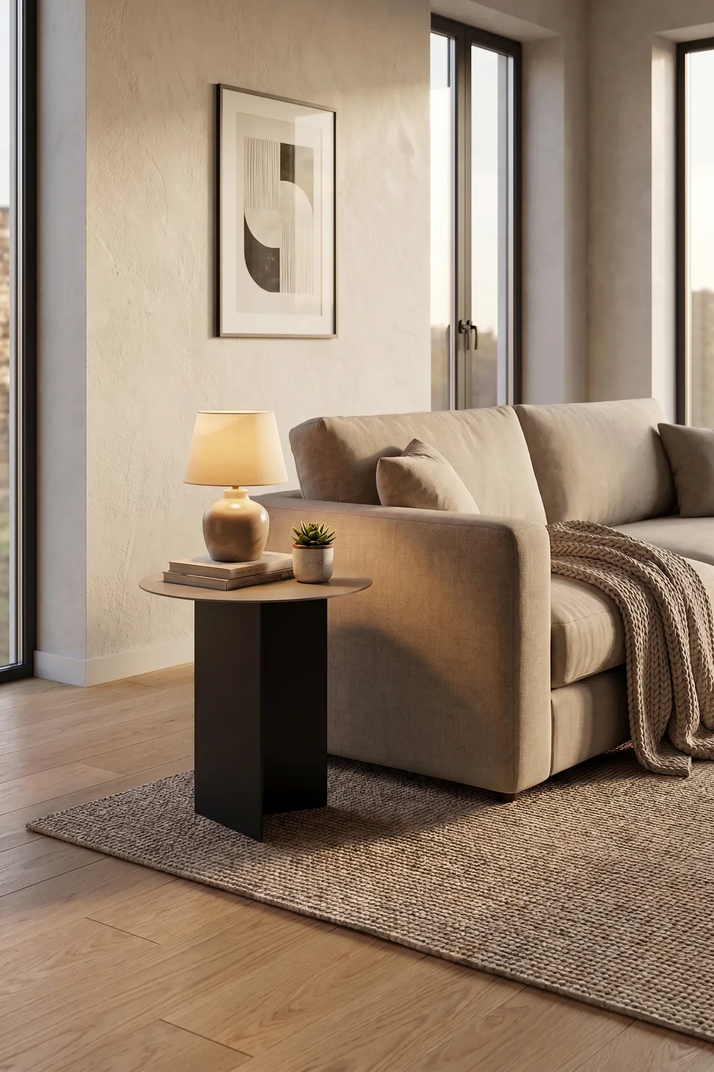 Geelli Rest tavolino basso base geometrica