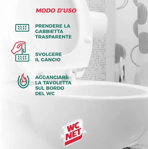 WC Net Mountain Fresh tavoletta WC 4pz fresca
