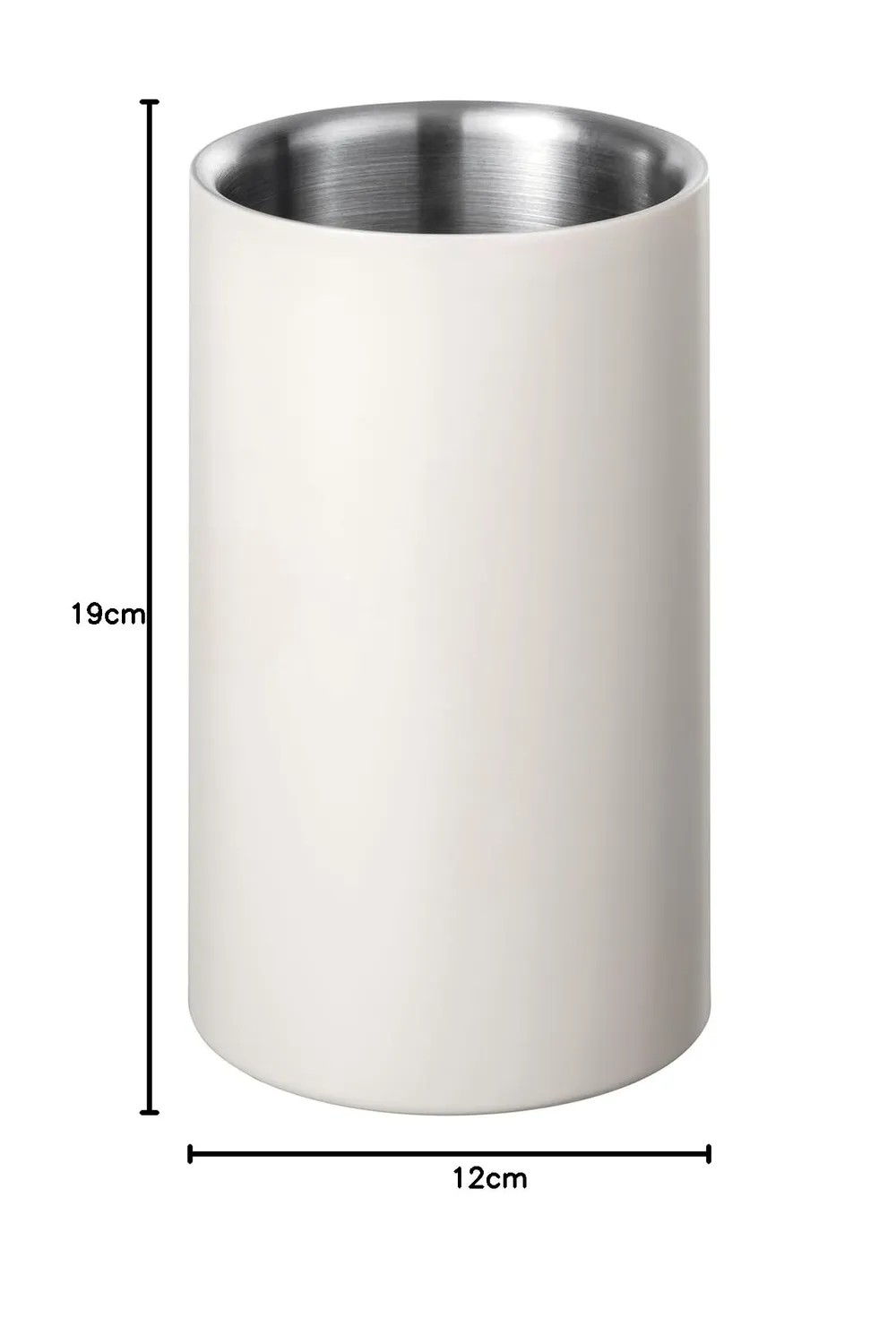 Blomus Easy refrigeratore bottiglie 12 cm nero acciaio