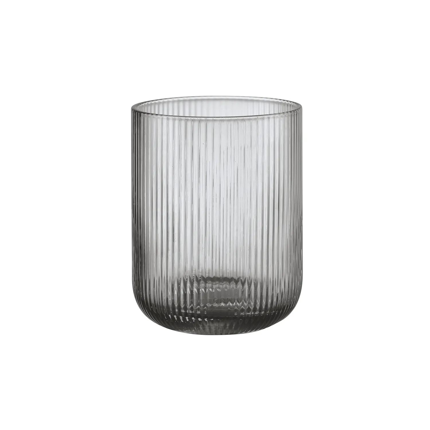 Blomus portacandela antivento M 14 cm marrone caffè vetro