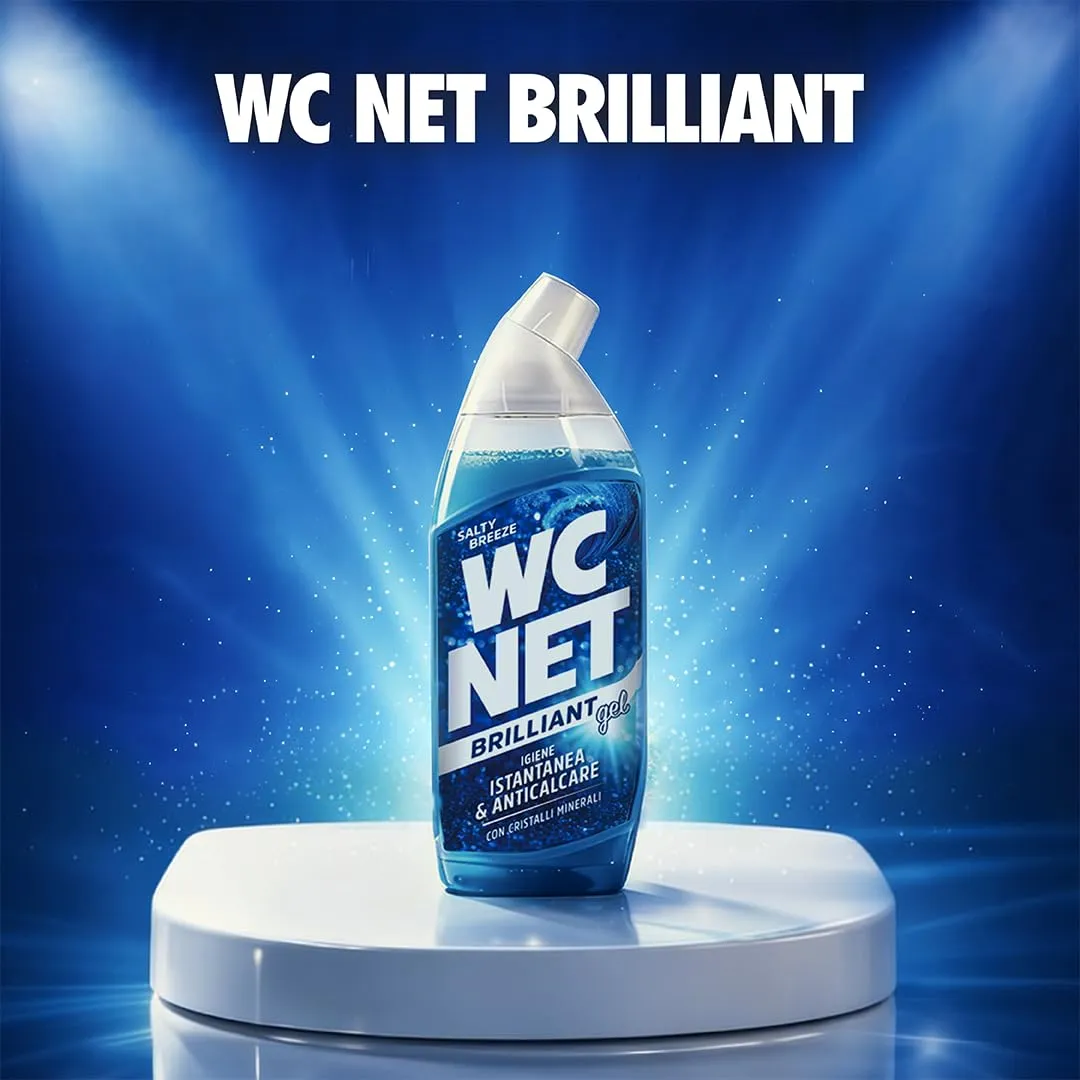 Wc Net Brilliant Gel Salty Breeze detergente wc 700 ml