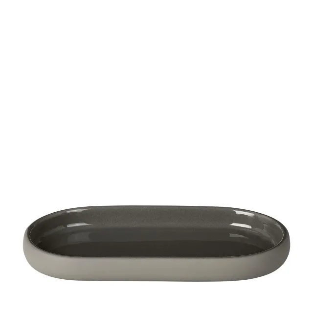 Blomus Sono vassoio ceramica moonbeam 19x10 cm