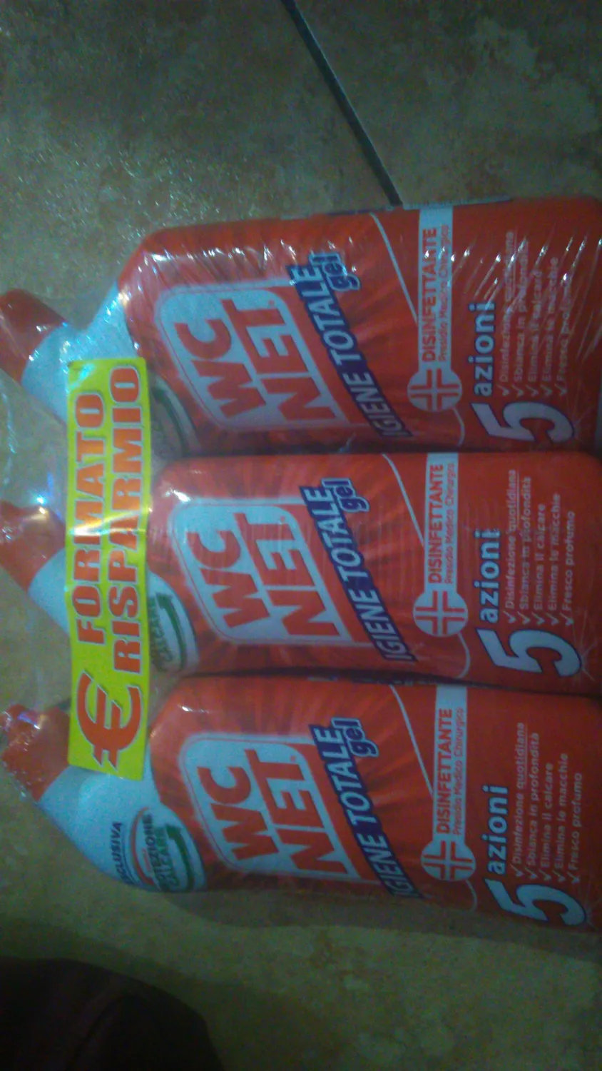 Wc Net Igiene Totale gel wc disinfettante 700 ml x 3