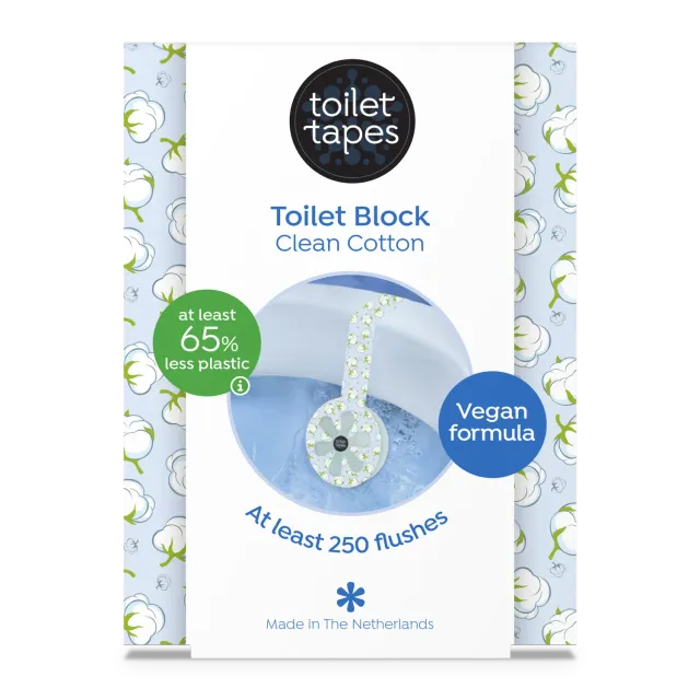 Toilet Tapes Clean Cotton tavoletta wc 24 pezzi cotone