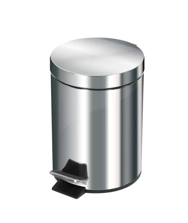 Marplast Inox 550 pattumiera a pedale 5 litri acciaio