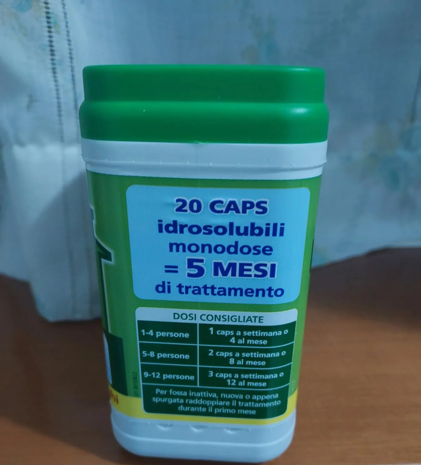 WC Net Professional capsule fosse biologiche 20 pz enzimi