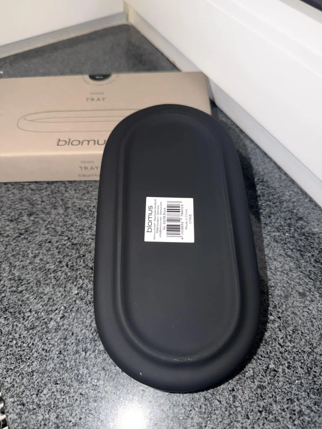 Blomus Sono Vassoio Bagno Ceramica Crema 19x10 cm