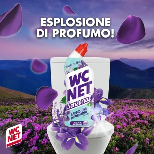 WC Net Sensorial Violet Vibes gel WC iris 700 ml