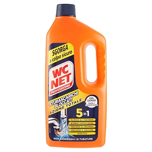 WC Net Professional sturascarichi gel 5 azioni 1000 ml
