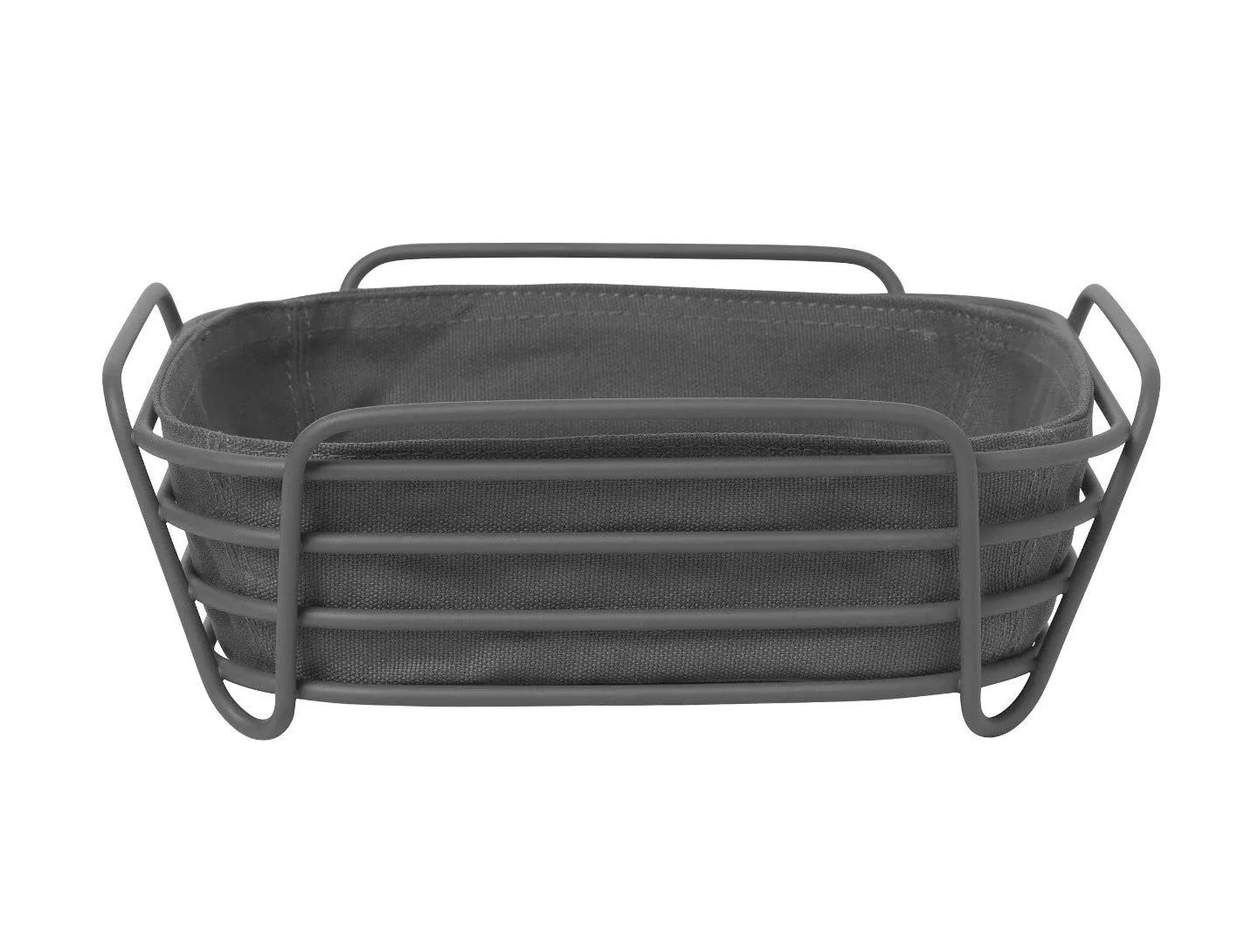 Blomus Delara cestino pane acciaio Magnet 25 cm cotone