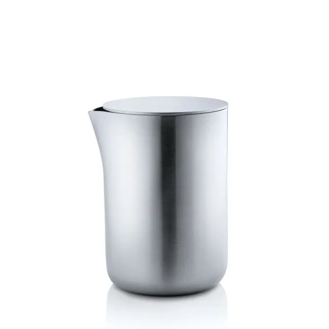 Blomus Basic lattiera acciaio grande con coperchio