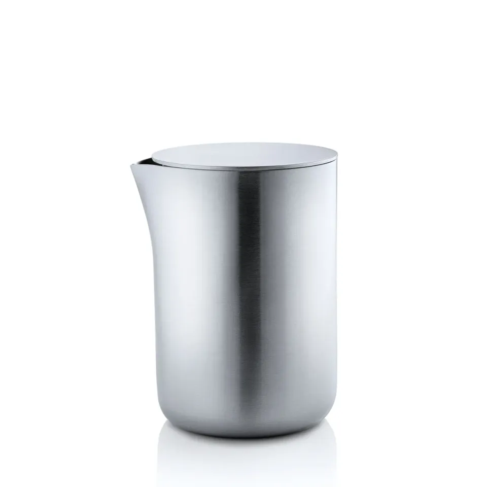Blomus Basic lattiera acciaio grande con coperchio