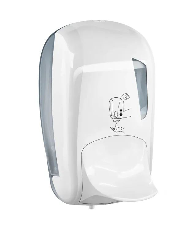 Marplast Skin 943 dispenser sapone leva bianco ricaricabile