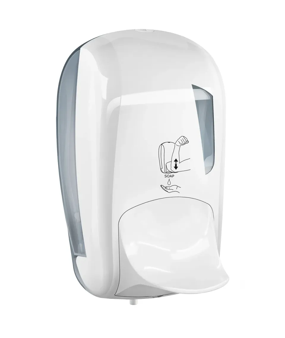 Marplast Skin 943 dispenser sapone leva bianco ricaricabile