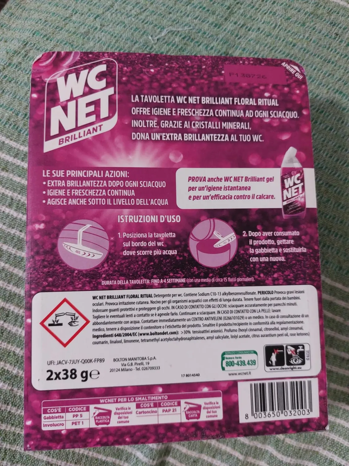 Wc Net Brilliant Gel Salty Breeze detergente wc 700 ml