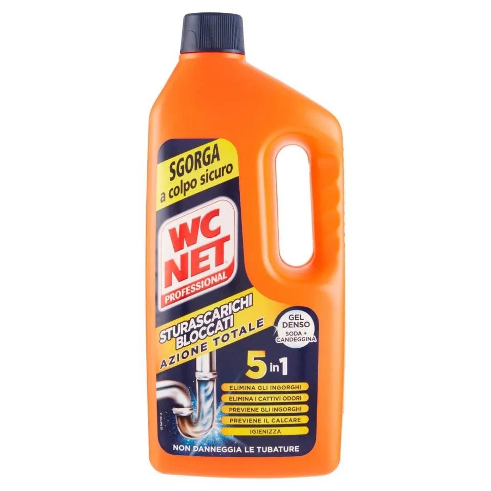WC Net Professional sturascarichi gel 5 azioni 1000 ml
