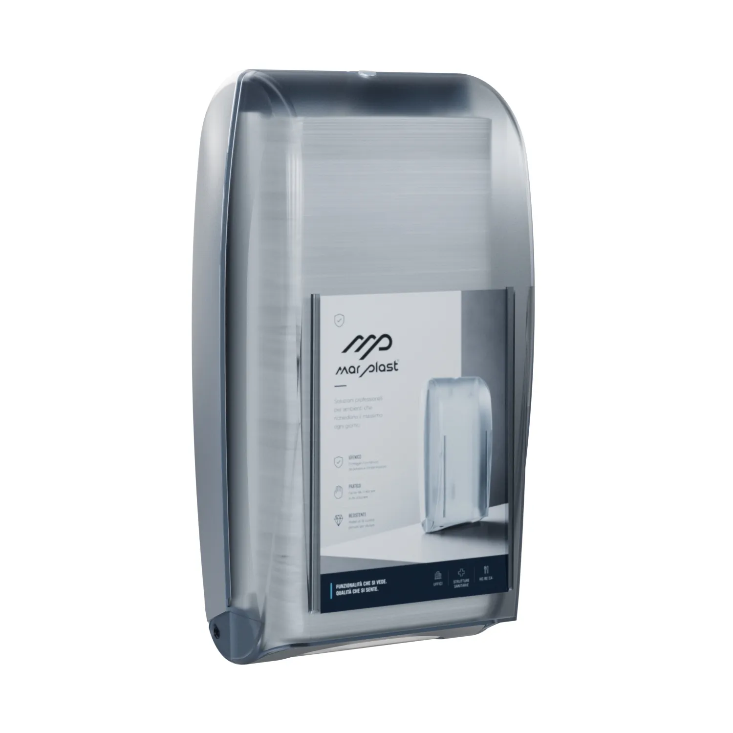 Marplast Kompatto 899 portatovaglioli turchese 600 pz