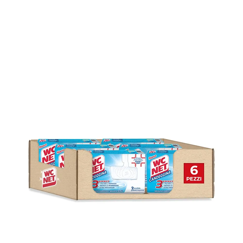 Wc Net Candeggina New Profumata tavoletta wc 24 pz sbiancante