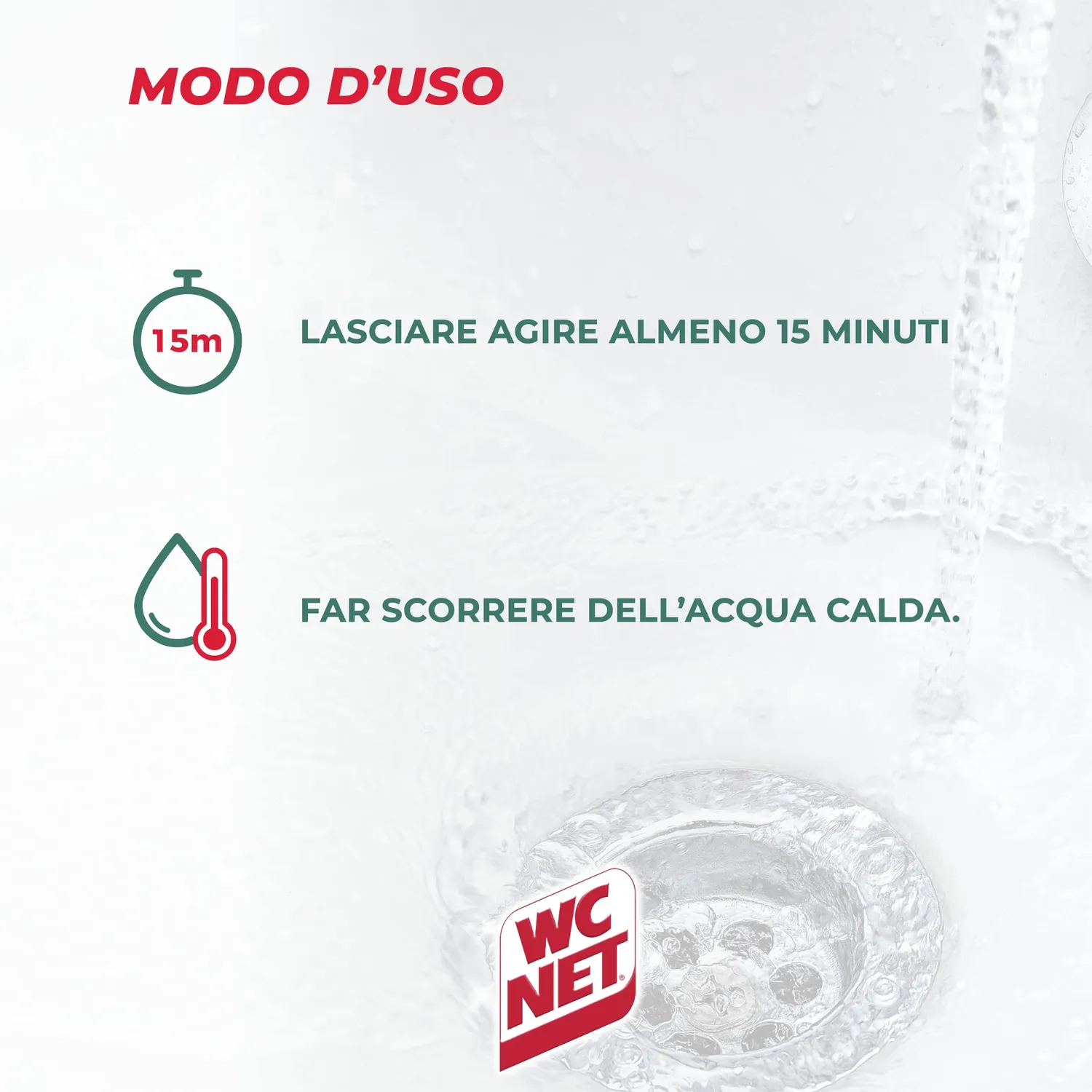 WC Net Professional Sturascarichi Capelli Gel 1000 ml
