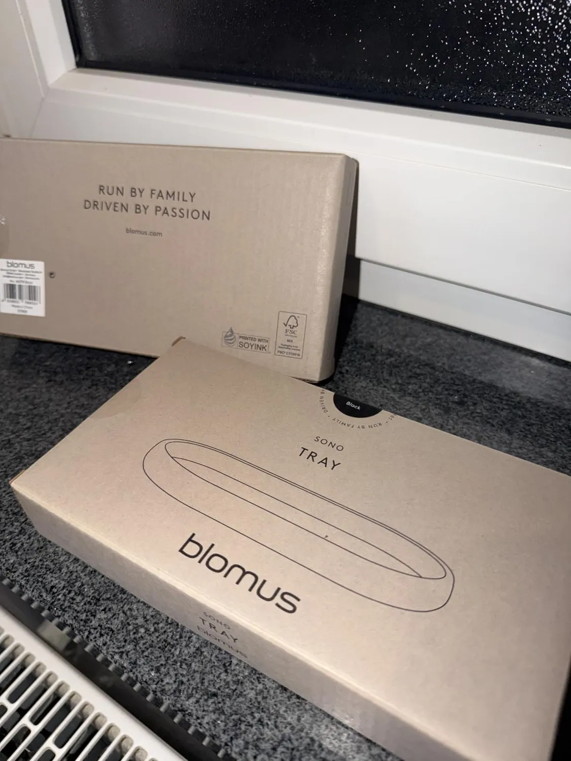 Blomus Sono Vassoio Bagno Ceramica Crema 19x10 cm