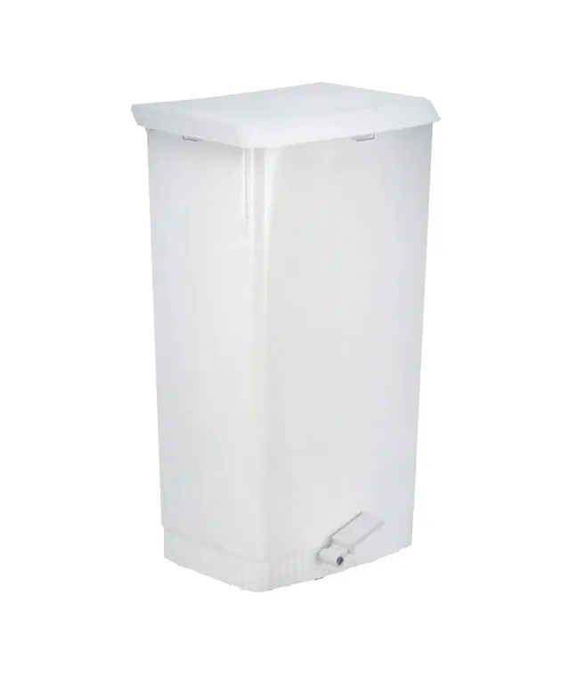 Marplast Plus 585 pattumiera a pedale bianca 60 litri