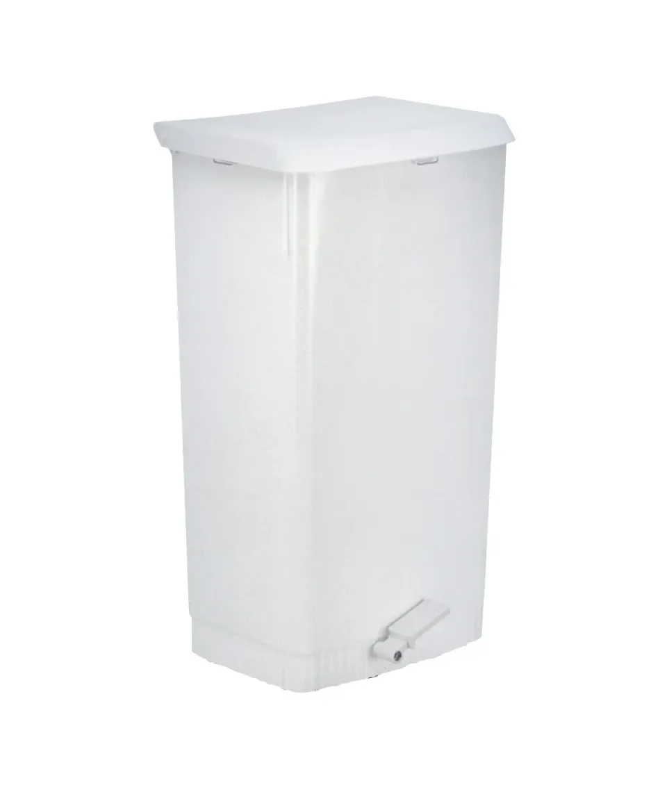 Marplast Plus 585 pattumiera a pedale bianca 60 litri