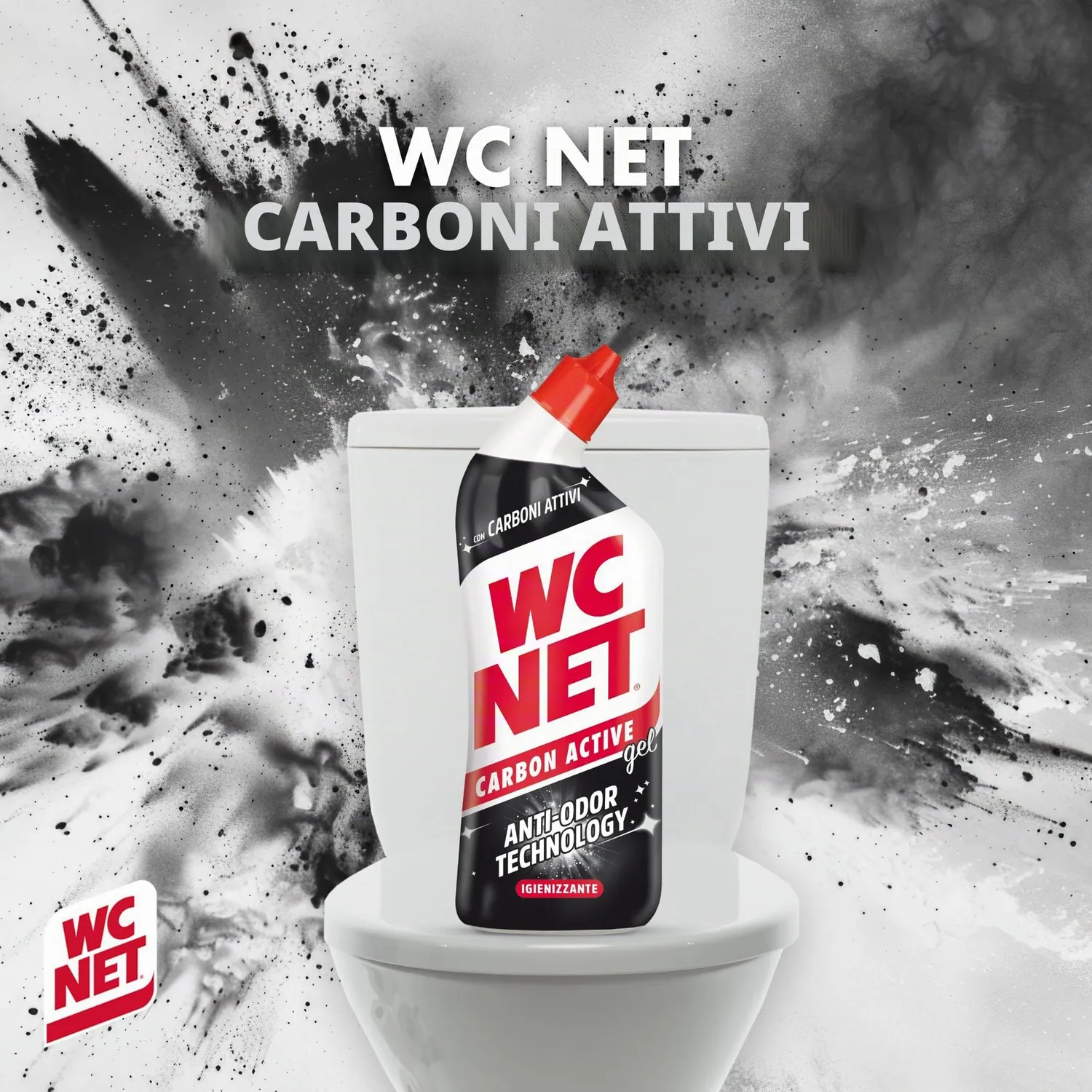 WC Net Carbon Active detergente WC anti-odore 700 ml