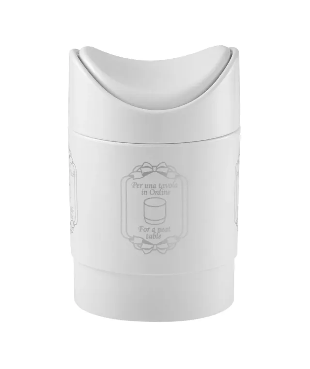 Marplast 572 cestino tavolo bianco basculante Horeca