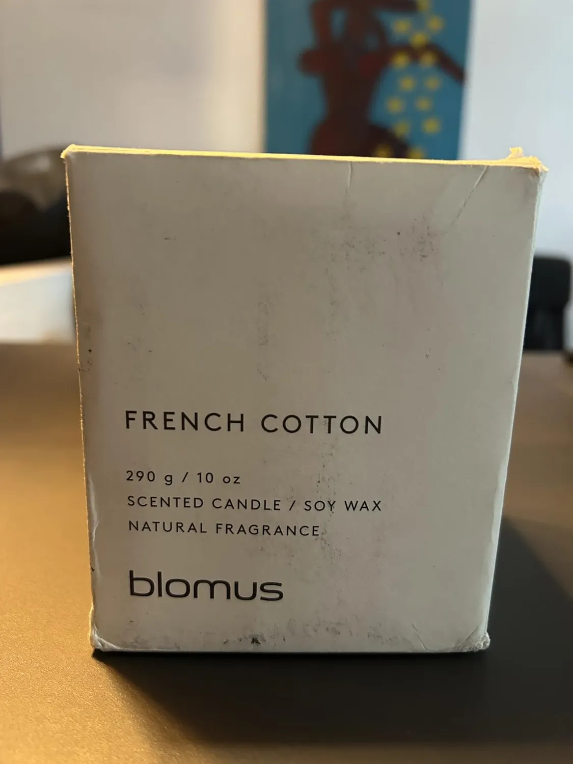 Blomus Fraga L candela profumata cotone soia 55 ore