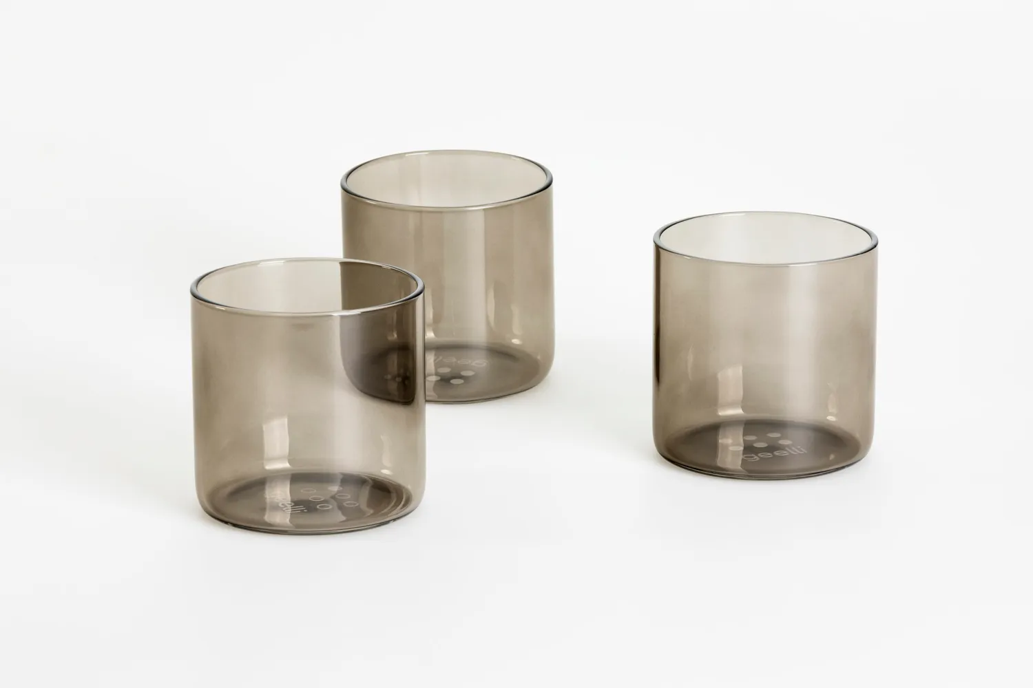Geelli Riflessi Set 6 Bicchieri Vetro con Dado