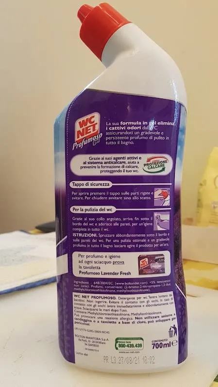 WC Net Profumoso Gel detergente wc 700 ml