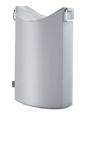 Blomus Frisco Portabiancheria Grigio Alluminio 42x66 cm